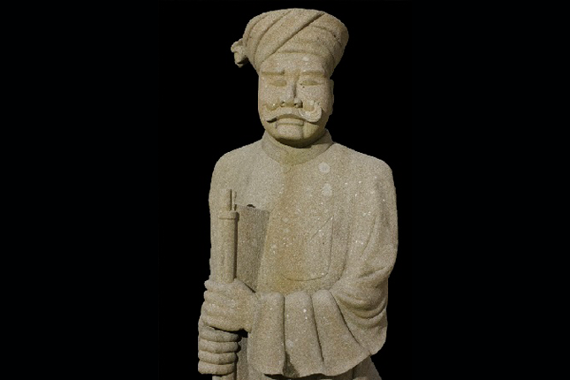 Sikh-Statue-at-the-tomb-of-Mr-Teo-Chin-Chay
